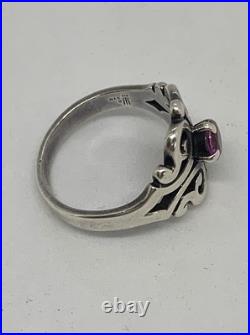 James Avery Spanish Lace Pink Sapphire Ring 7.5