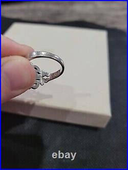 James Avery Spanish Lace with Amethyst Sterling Silver Ring Size 8