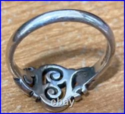 James Avery Spanish Swirl Scroll Filigree Ring. 925 Sterling Silver Size 8
