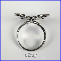 James Avery Spring Butterfly Ring. 925 Silver Rare Retired Sz 8