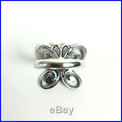 James Avery Spring Butterfly Ring. 925 Silver Rare Retired Sz 8