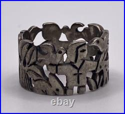 James Avery St. Francis Loves The Animals Ring Size 8