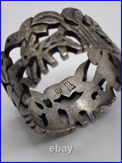 James Avery St. Francis Loves The Animals Ring Size 8