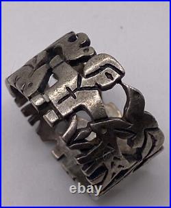 James Avery St. Francis Loves The Animals Ring Size 8