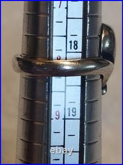 James Avery Sterling 925 & 14k Gold Ring Joy Of My Life Heart Ring 8 1/4 Nice