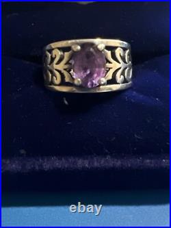 James Avery Sterling Adoree Amethyst Gemstone Ring Size 5.5 James Avery Sterling Adoree Amethyst Gemstone Ring Size 5.5