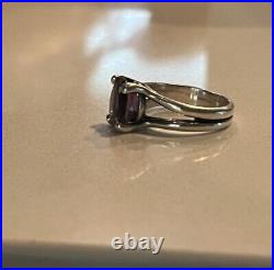 James Avery Sterling Amethyst Ring