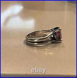 James Avery Sterling Amethyst Ring