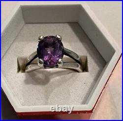 James Avery Sterling Amethyst Ring