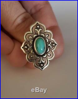James Avery Sterling & Copper Tangier Turquoise Ring