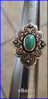 James Avery Sterling & Copper Tangier Turquoise Ring
