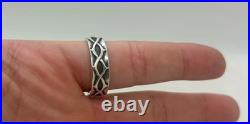 James Avery Sterling Crown of Thorns Ring Size 11