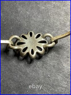 James Avery Sterling De Flores Turquoise Flower Ring 6 & Bracelet 6.5 Set