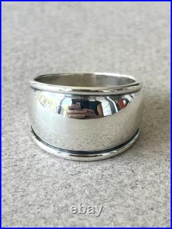 James Avery Sterling Engravable Tapered Dome Ring- Size 7