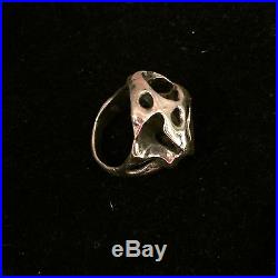 James Avery Sterling Lost Wax Meteor Rock Modernist Ring-Size 6, Retired