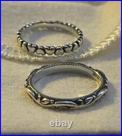 James Avery Sterling Lots Of Love And Renaissance Wedding Ring
