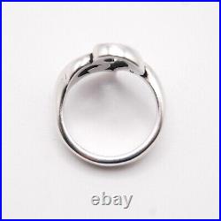 James Avery Sterling Silver & 14K Yellow Gold JOY OF MY HEART RING Size 7