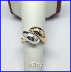 James Avery Sterling Silver/14K Yellow Gold Ring Size 6