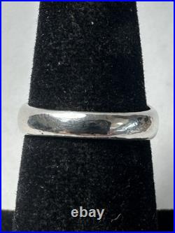 James Avery Sterling Silver & 14k Gold Cross Heart Ring Size 6.75