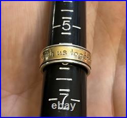 James Avery Sterling Silver & 14k Gold God Be With Us Together & Apart Ring Sz 6