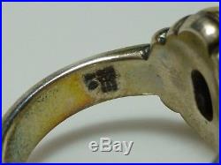 James Avery Sterling Silver 14k Gold Mens Womens Dome Knot Thatch Ring Band