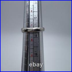 James Avery Sterling Silver & 14k Gold Oval Dome Beaded Ring Size 7.25