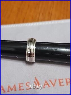 James Avery Sterling Silver & 14k Gold Simplicity Wedding Band Size 7