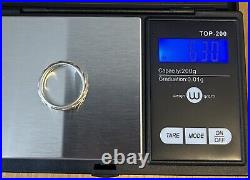 James Avery Sterling Silver & 14kt Braided Band Ring 6.30 Grams Size 7