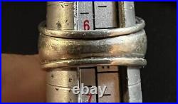James Avery Sterling Silver & 18k Gold Christina Blue Topaz Ring Size 6.25