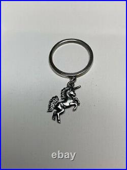 James Avery Sterling Silver 3-D Unicorn Dangle Ring Retired