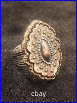 James Avery Sterling Silver 925 Bronze Ring Size 9 1/2 Gorgeous Ring Retired Big James Avery Sterling Silver 925 Bronze Ring Size 9 1/2 Gorgeous Ring Retired Big