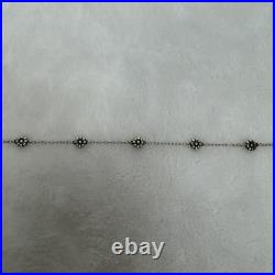 James Avery Sterling Silver 925 Daisy Flower Station Necklace 20in Gift Chain