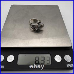 James Avery Sterling Silver 925 Frog Ring Size 4 Band Animal Boho Statement