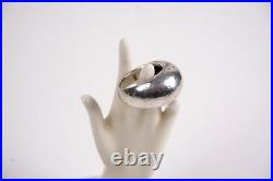 James Avery Sterling Silver. 925 Hammered Dome Ring Size 7 EUC