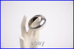 James Avery Sterling Silver. 925 Hammered Dome Ring Size 7 EUC