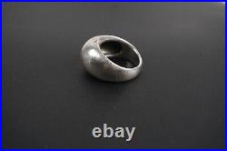 James Avery Sterling Silver. 925 Hammered Dome Ring Size 7 EUC