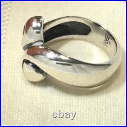 James Avery Sterling Silver 925 Large Puffy Scroll Band Ring Size 6 Box Bag 6.2g