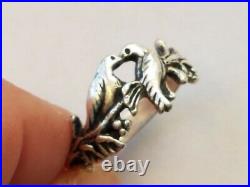 James Avery Sterling Silver 925 Love Birds Ring Size 6 EUC with Box Papers