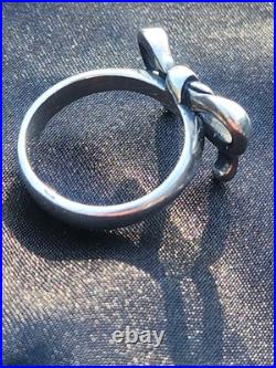 James Avery Sterling Silver 925 Ring Retired Bow Ring Size 6.25 Rare
