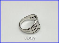 James Avery Sterling Silver 925 Unisex Woven Ring Size 10 Retired