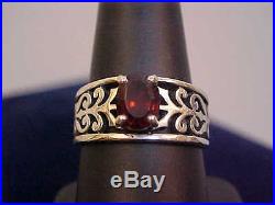 James Avery Sterling Silver Adoree Ring withGarnet NICELOOK
