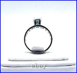 James Avery Sterling Silver Adoree Ring with Blue Topaz Size 8 1/2