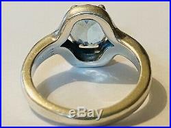 James Avery Sterling Silver Adriana Ring With Blue Topaz Size 8