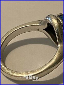 James Avery Sterling Silver Adriana Ring With Blue Topaz Size 8