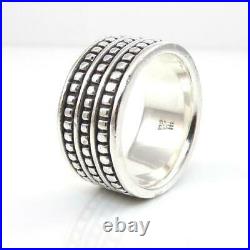 James Avery Sterling Silver African Bead Ball Eternity Band Ring Size 8 LHG5