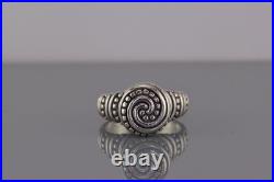 James Avery Sterling Silver African Beaded Spiral Band Ring 925 Sz 9