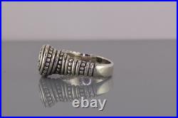 James Avery Sterling Silver African Beaded Spiral Band Ring 925 Sz 9