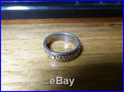 James Avery Sterling Silver And 14K Gold Heart Ring Band Size 6