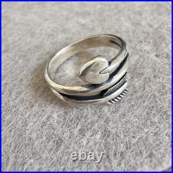 James Avery Sterling Silver Arrow Heart Ring Size 10.5 Signed Jewelry Fun Love