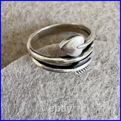 James Avery Sterling Silver Arrow Heart Ring Size 10.5 Signed Jewelry Fun Love